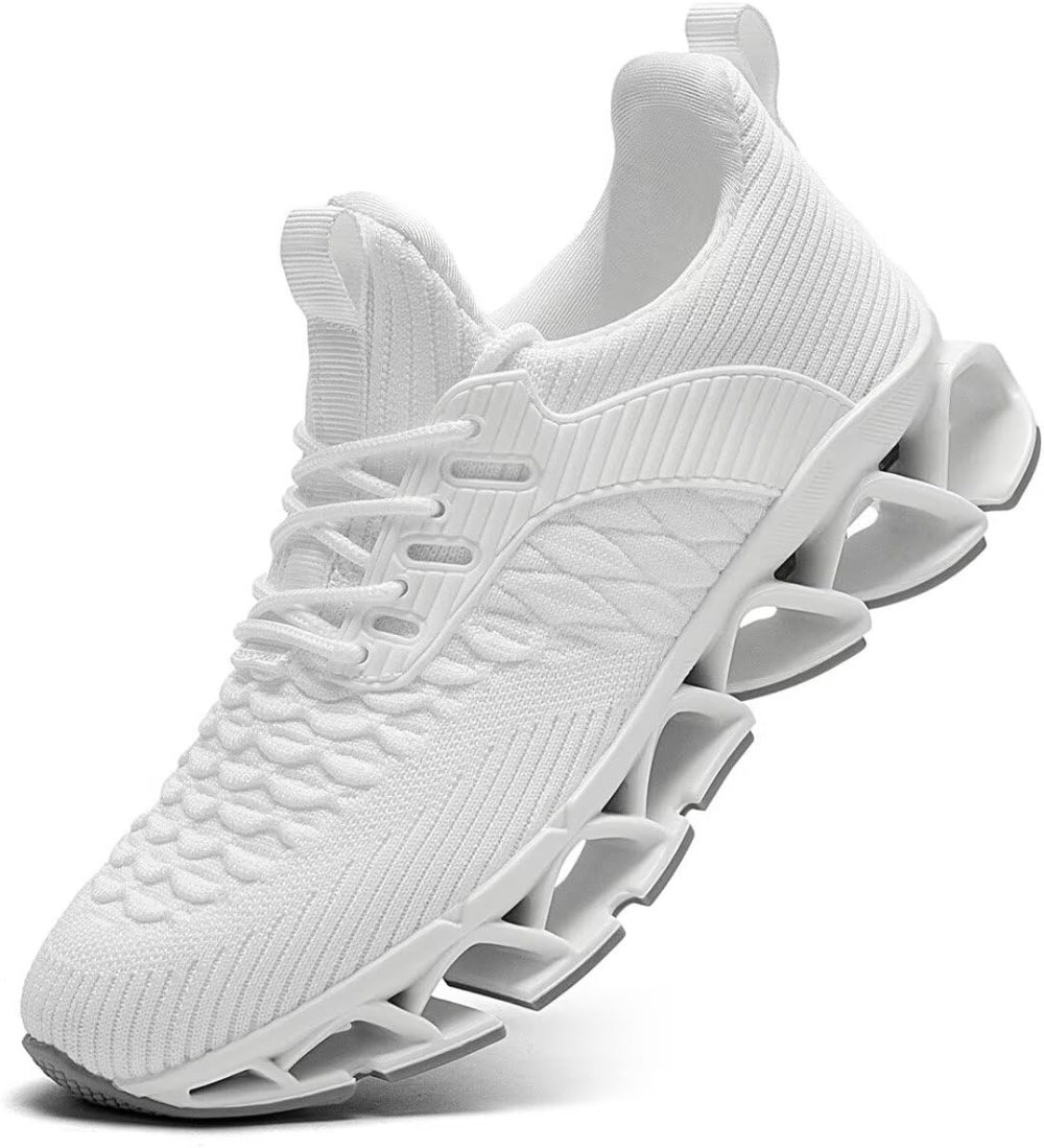 Mens Slip on Walking Running Shoes  Casual Fashion Sneakers Comfort Non Slip Work Sport Athletic Trainer