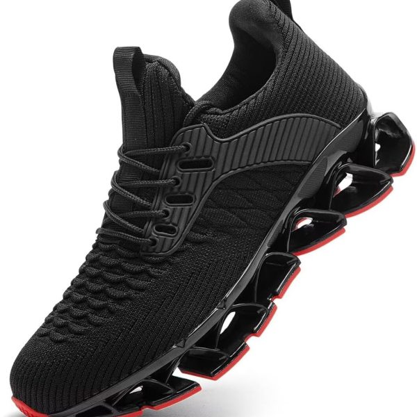 Mens Slip on Running Walking Shoes  Casual Fashion Sneakers Comfort Non Slip Work Sport Athletic Trainer