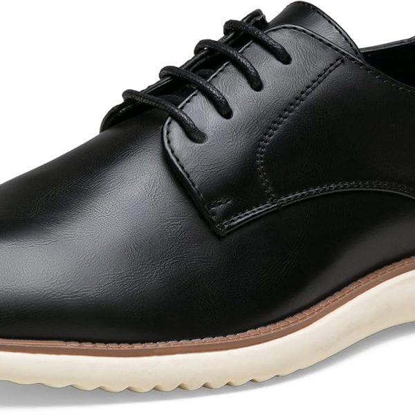 men Dress Shoes Brogue Formal Lace Up Oxfords Shoes