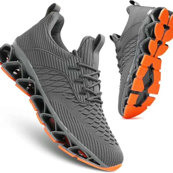 Men's Slip on Walking Running Shoes  Casual Fashion Sneakers Comfort Non Slip Work Sport Athletic Trainer